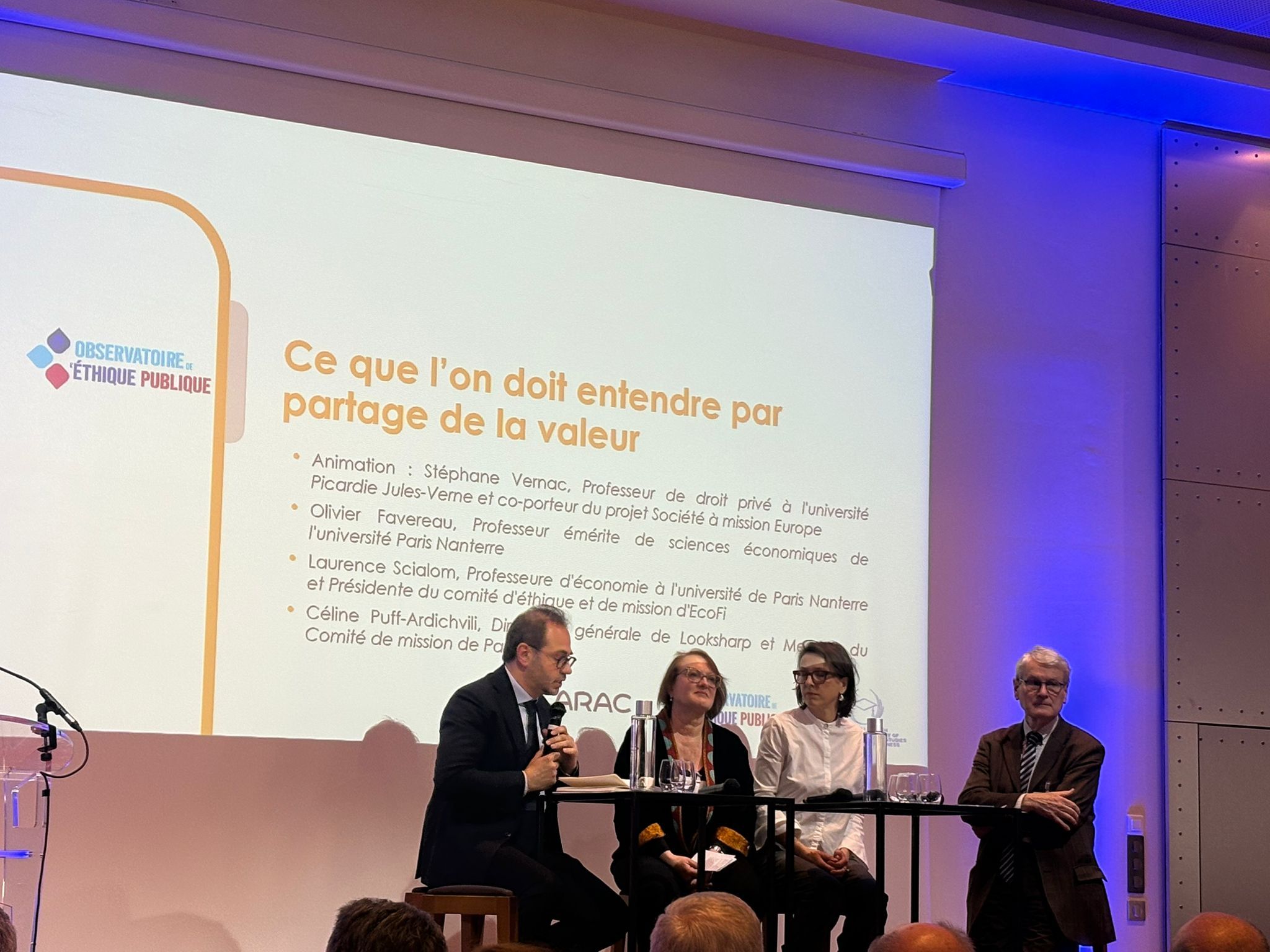 Table ronde — Ce que l'on doit entendre par partage de la valeur