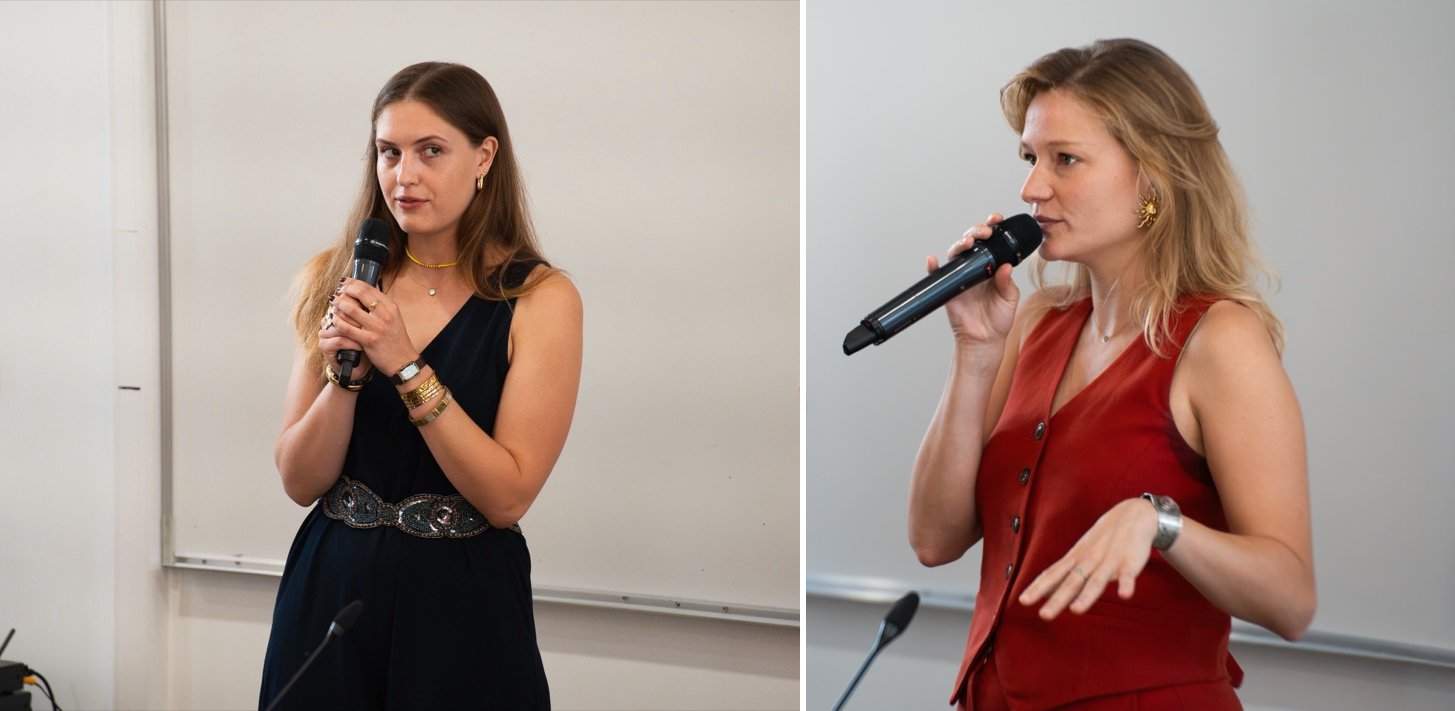 Alix Vanmeervenne et Sarah Vandenbroucke à la Summer School — Sciences Po Lille, 26 juin 2026